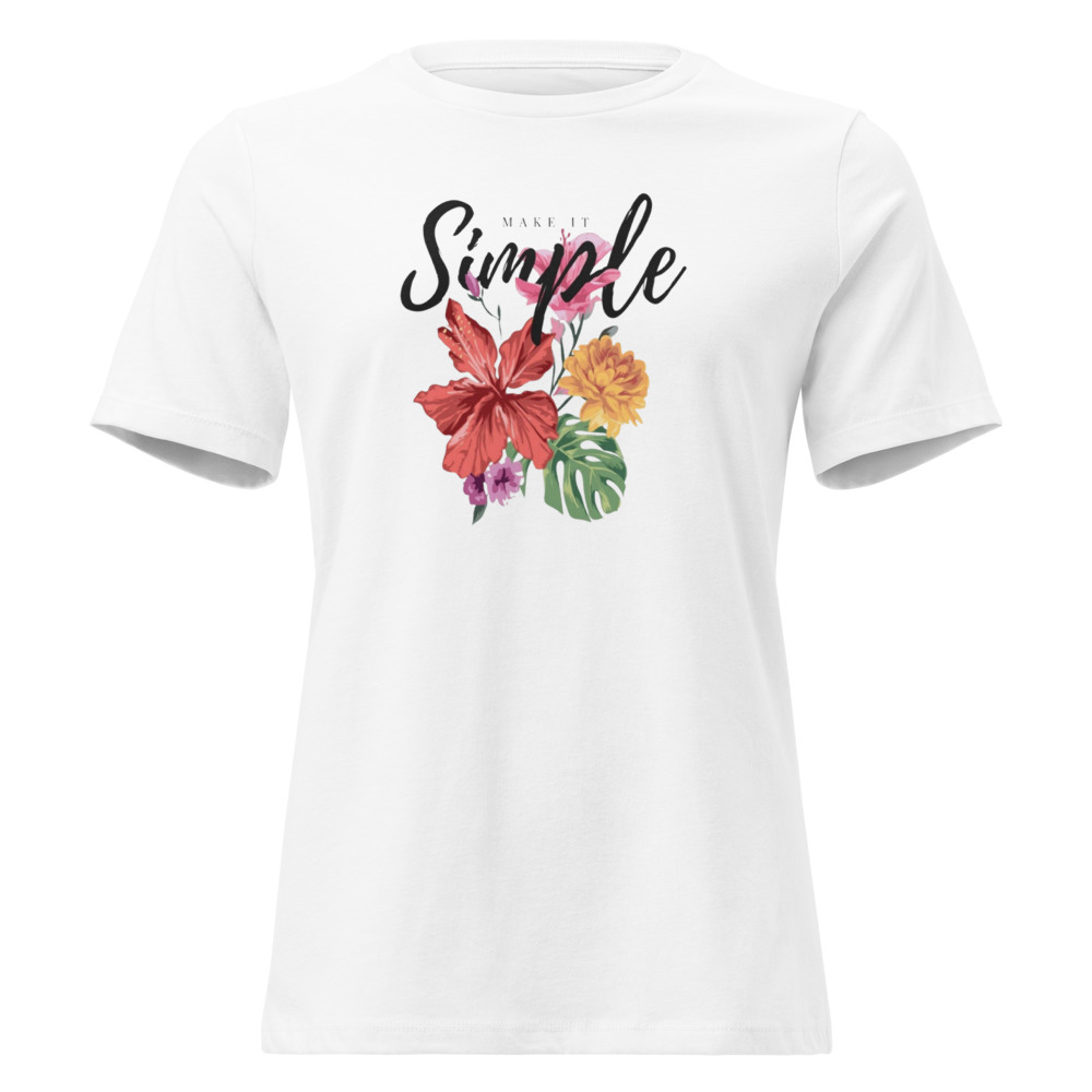 MAKE IT SIMPLE- flores de colores