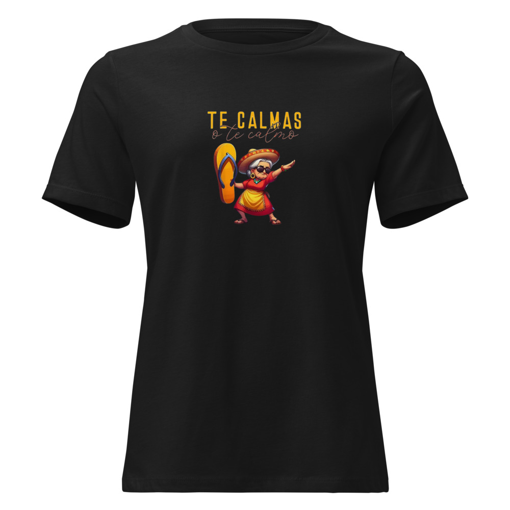 Mamá mexicana con chancla TE CALMAS O TE CALMO